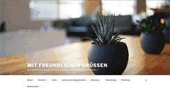 Desktop Screenshot of mitfreundlichengruessen.com